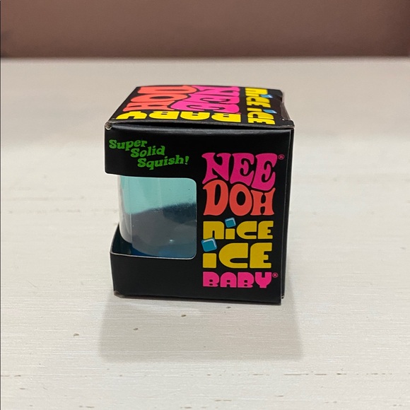 NeeDoh Nice Ice Baby Cube - Blue - Picture 4 of 5